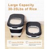 DDMOMMY 20-30 Lbs Rice Storage Container,Collapsible Food Storage Containers with