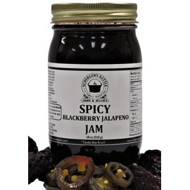 Spicy Blackberry Jalapeno Jam 18 oz