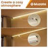 Muzata 5Pack 3.3FT/1M LED Channel Aluminum Spotless LED Diffuser Channel