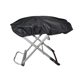 ZONADAH BBQ Gas Grill Cover 101x49x25cm Rainproof Oxford Charcoal Barbecue Cover Heavy Duty Portable Gas Grill for Weber Dustproof Grill Tarpaulin Grill Accessories Black