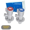 Lazardo Set of 2 angle valves made of stainless steel