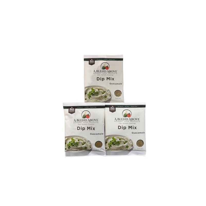 A Blend Above Guacamole Dip Mix Mixed Seasonings Packet, 1