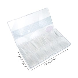 Healvian 500pcs Full Coverage Nail Tips Point Fake Nails Diy Nail Art Kit Long False Nails No Salon Needed for Home Manicure