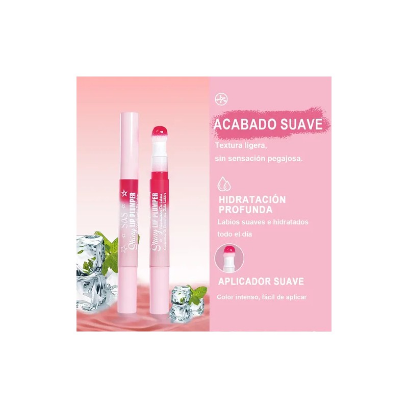 Brillo Labial SAS Hidratante Lip Gloss Para Labios Suaves