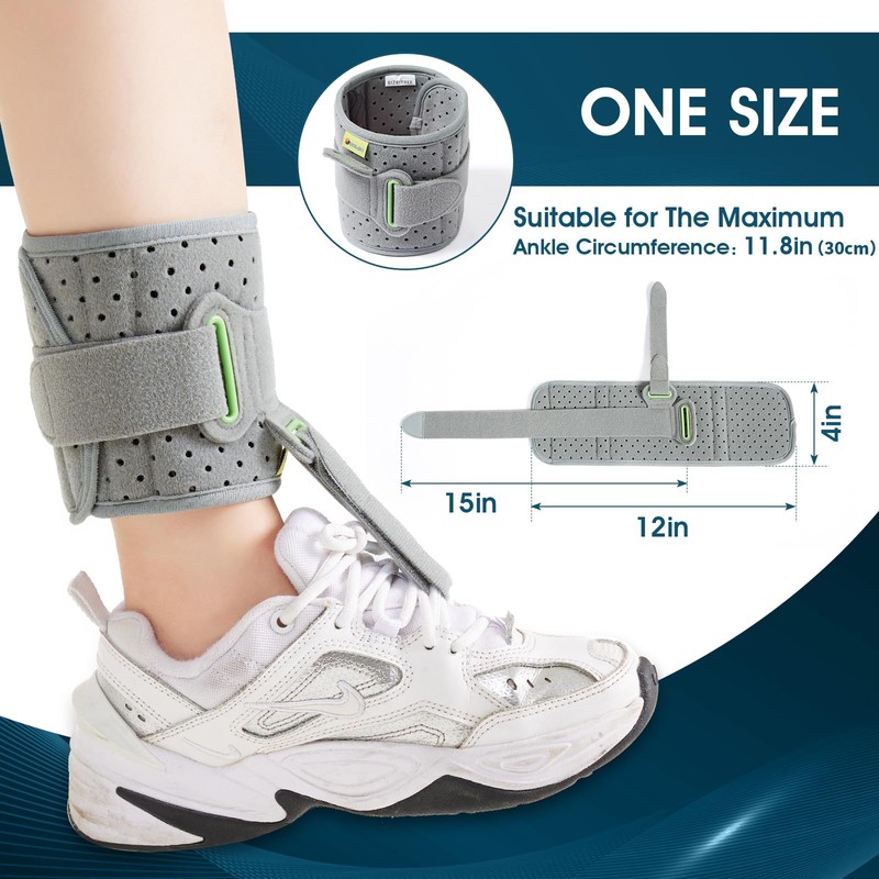 TENB Adjustable Drop Foot Brace Foot Up Afo Brace Unisex