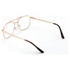 V.W.E. Bifocal Metal Aviator Reading Glasses - Big Lens Spring