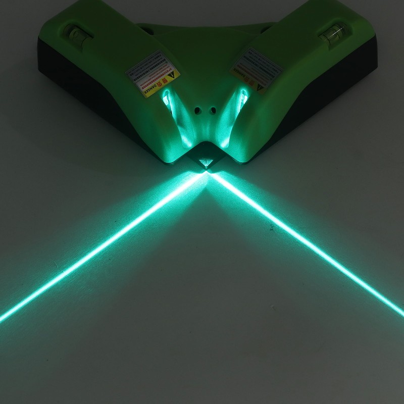 90° Line Level High Accuracy Multifunctional Floor Tile Blue Lighting