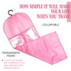 8PCS Wig Storage Bags with Hanger Hair Extension Holder Wig