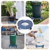 W B D WEIBIDA Round Dolly with Wheels, Heavy Duty