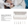 6pcs Dental Trephine Kit 4 To 10mm Surgery Tools Bur
