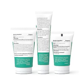 Proactiv Clean 3 Step Acne Routine w/ Pimple Patches- Sulfur Acne Treatment Cleanser, Azelaic Acid Serum, and Facial Moisturizer for Sensitive, Acne-P