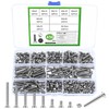 450 Piece M4 Screws Set, Countersunk Screws Nuts Set, Stainless