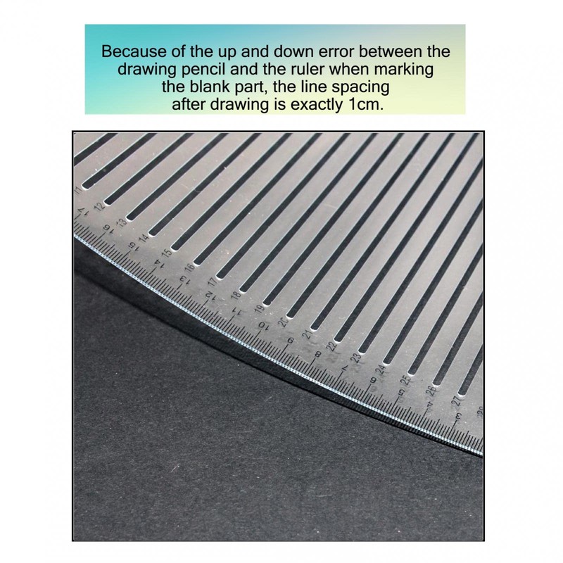 Scale Infinite Straight Rulers Plastic Measuring Ruler 28cm Plastic Ruler