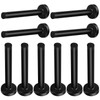 10 Pack Door Stoppers, Long Door Stop 6 Inch, Wall