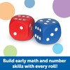 Learning Resources Foam Dice: Dot Dice, Red and Blue 6-Sided