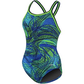 Dolfin Reliance Girls Sonic - Blue/Green Size 26