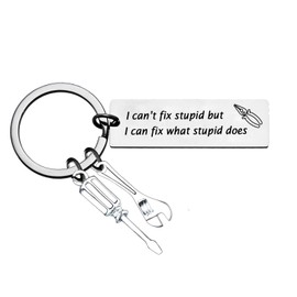 Nimteve Handyman Gifts Maintenance Appreciation Gifts For Dad Boyfriend Valentine's Day Gift Handyman Carpenter Gifts Carpenter Builder Keyring Father's Day Gift Woodworker Handyman Gift