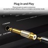 XANHAM RCA Female to 1/4 Inch 6.35mm TS Male Mono