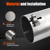 LCGP Turn Down Exhaust Tip 3.5" Inlet, 3.5" Inside Diameter