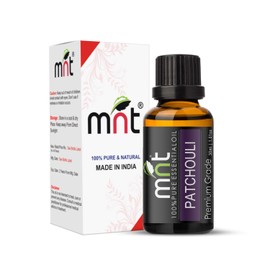 MNT Patchouli Essential Oil 100% Pure Natural & Therapeutic Grade for Aromatherapy, Moisturizing Dry Skin & Skincare (30ML)