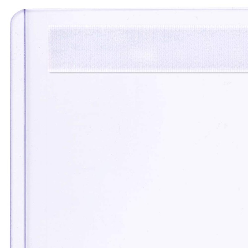 StoreSMART - Rigid Plastic Pockets - Hook & Loop Back