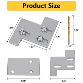 PFCKE Generator Interlock Kit Compatible with General Electric GE 150 or 200 Amp Panels, 1 1/4 Inch Spacing Between Main and Branch Breaker（GE200A）