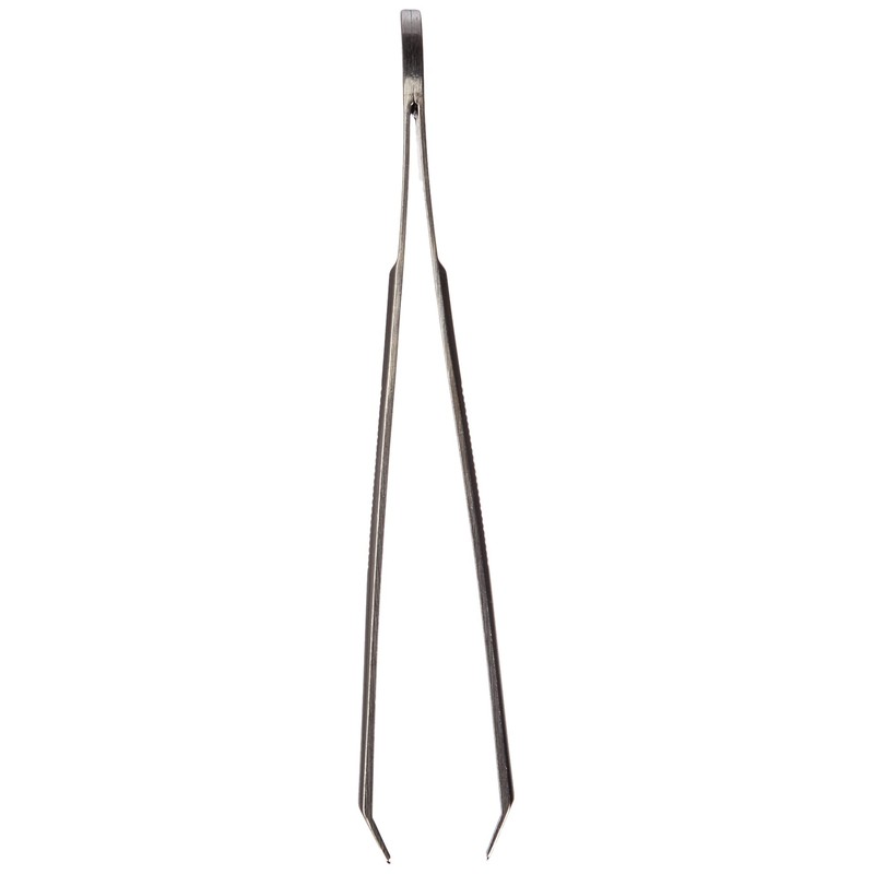 Nc 5092 Square Tip Slanted Tweezers 9 cm Stainless Steel