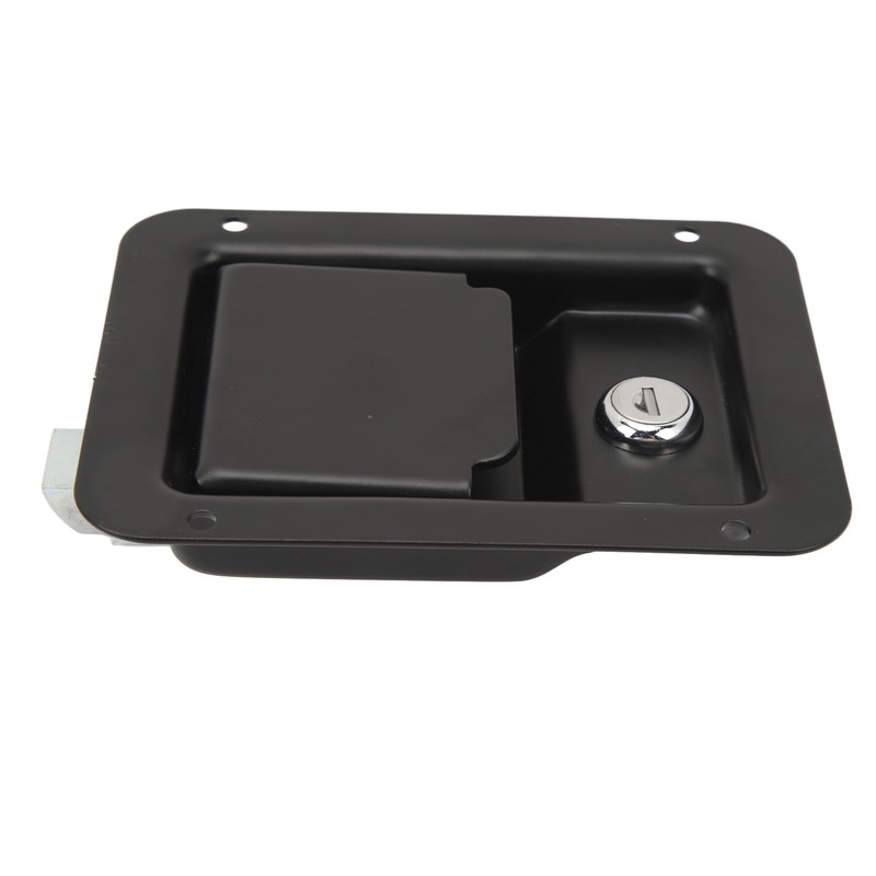 Tool Box Handle Latch with 2 Keys Flush Mount Steel