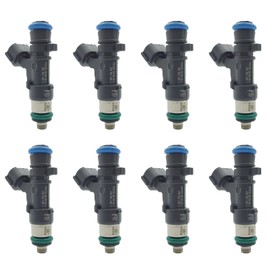 0280158007 Fuel Injectors Compatible with Nissan Armada 2006-2014 V8 5.6L Frontier NV1500 NV2500 NV3500 2012-2019 Pathfinder Xterra 2005-2015 Suzuki Equator 2009-2012 V6 4.0L Set of 8