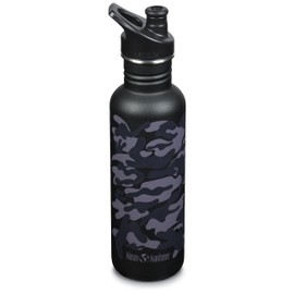 Klean Kanteen Unisex - Adult Klean Kanteen-1008927 Bottle, Black Camo, One Size