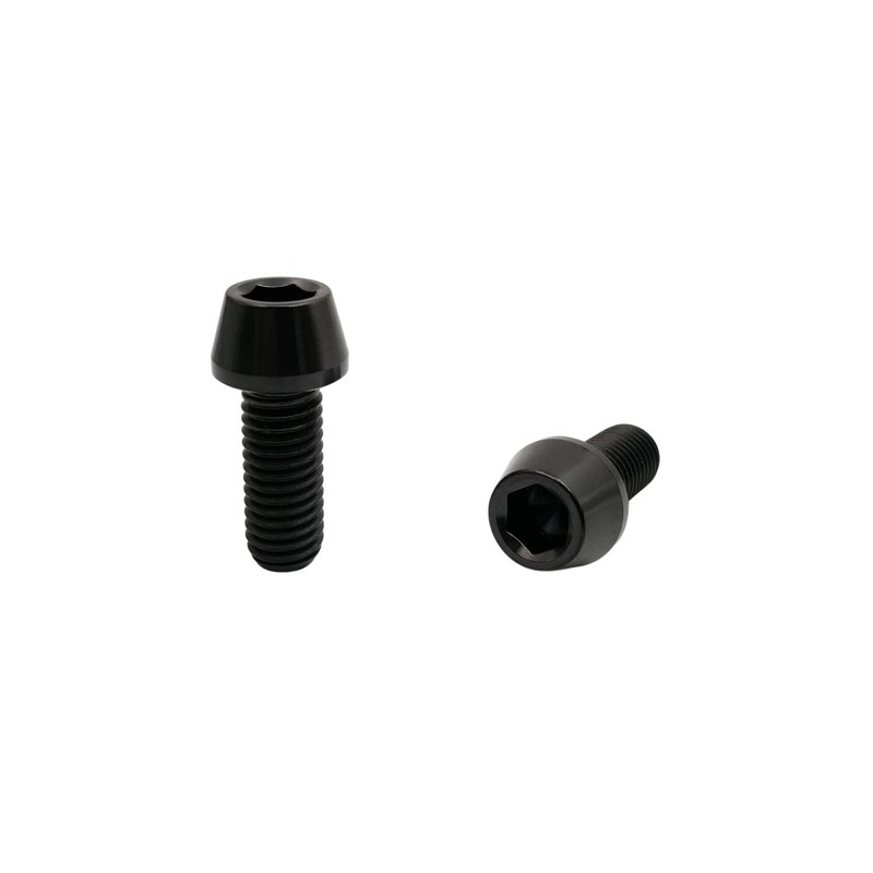 RISON-Titanium 5 pieces titanium bicycle stem screws, M6 x 1.0