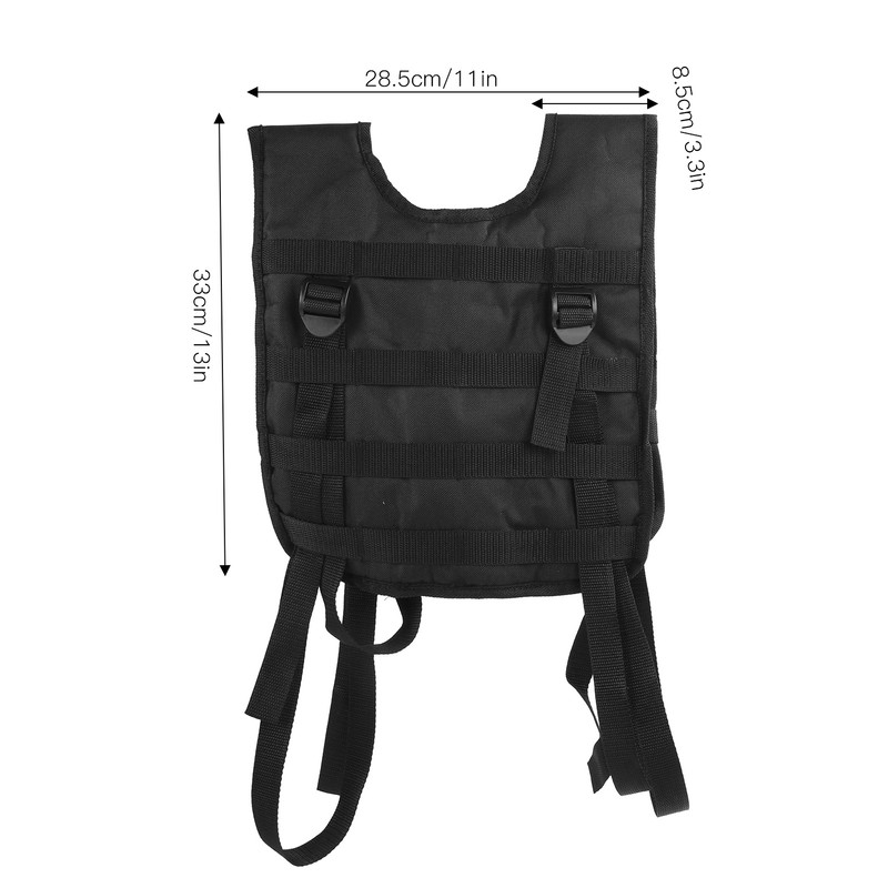 Outdoor Tactic Hunting Protective Vest Modular Adjustable Training Breathable VestBlack