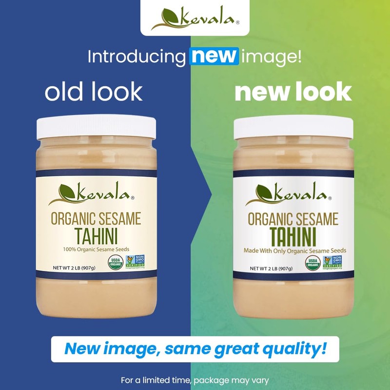 Kevala Organic Sesame Tahini, 32 Ounce