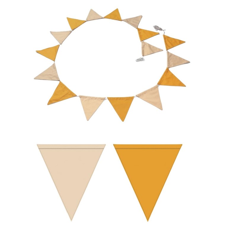 SOREIA Camping Flags, Canvas, Triangle Flags, Camp Flags, Ornaments, 16