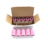 10Pcs TIG Welder Torch Accessories-Pink Large Gas Lens Cup Alumina