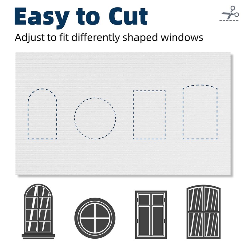 Portable Blackout Curtains 120"×60", Strong Hook and Loop Tape Strips