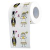 Weddings Just Married Fun toilet tissue printed