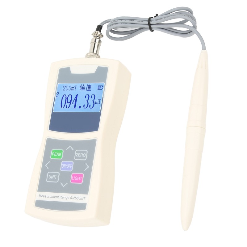 Surface Magnetic Field Detector High Accuracy Handheld Gauss Meter Digital