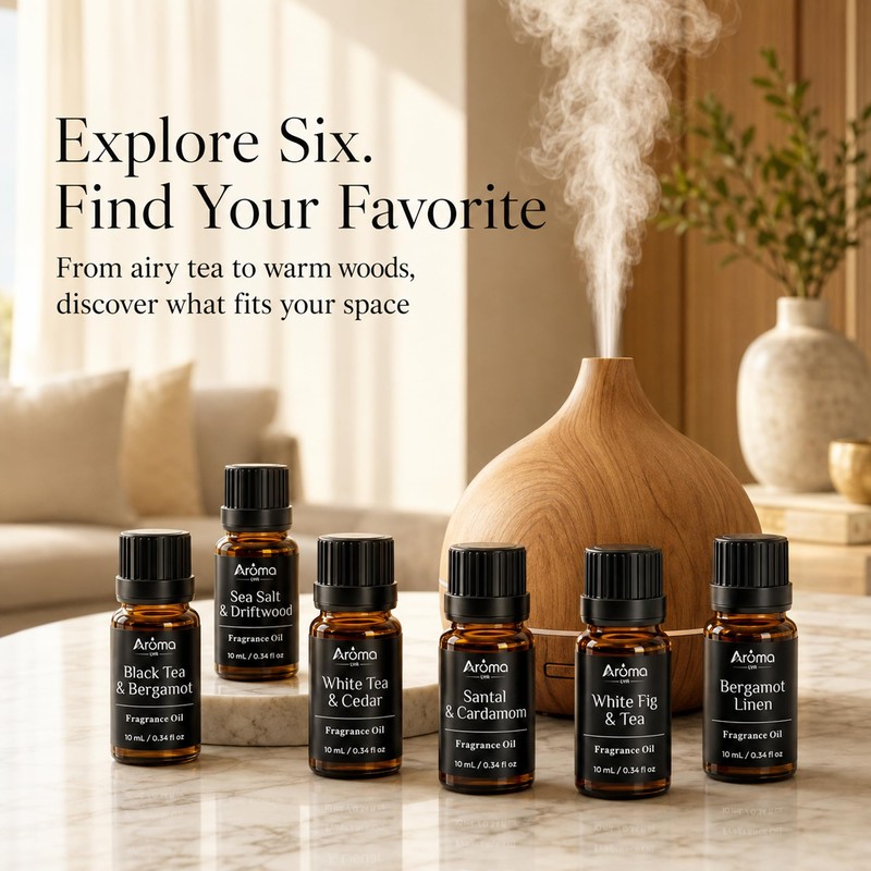 Luxury Hotel Collection Diffuser Oil Set- 6 x 5 mL