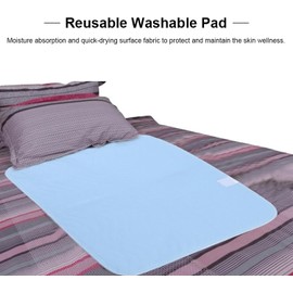 Ejoyous Almohadilla de Cama Lavable Reutilizable, 2 Almohadillas Absorbentes Impermeables para Incontinencia, Colchón Antideslizante y Protector de Sábanas para Adultos Mayores Niños