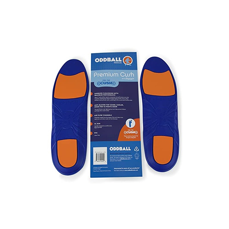 Premium Comfort Insoles XXL (Men's Size 14-18)