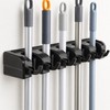 Wall Mounted Mop Holder - Multi-Functional Broom Hanger Shelf Home