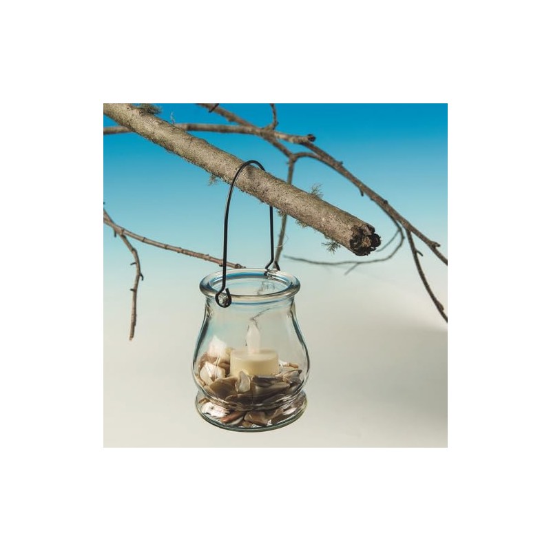 Hanging Glass Jars (Pack of 12)
