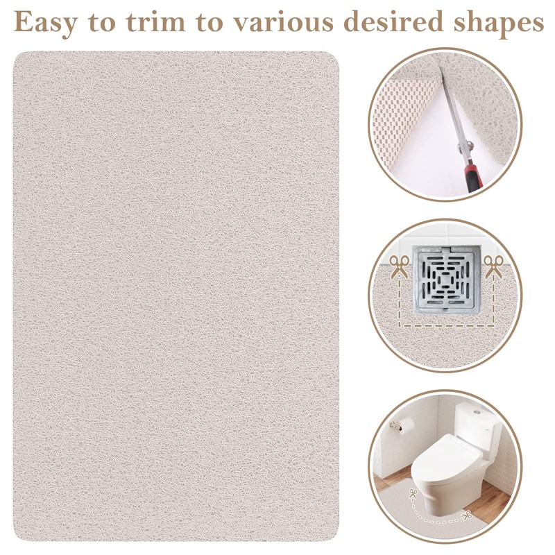Shower Mat Bathtub Mat Non-Slip,36x16 inch, Soft Tub Mat with