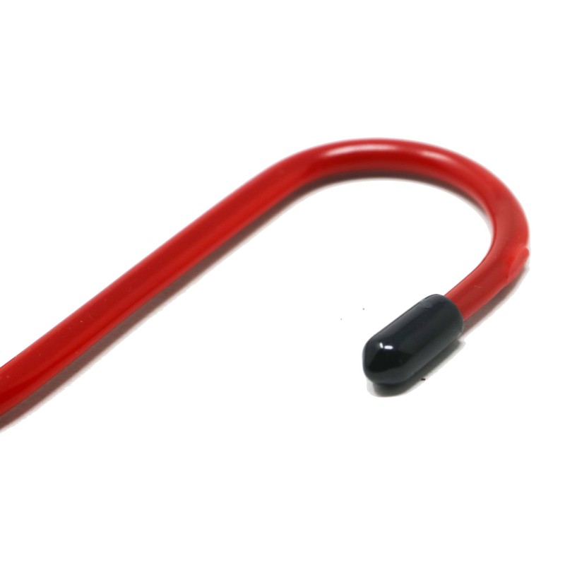 fiXte Plasic Coated S Hooks Rubber Ends Storage Kitchen Garage