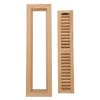 Homewell Red Oak Wood Floor Register Vent Cover, Flush Mount