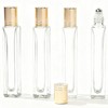4 Pack 10ml Glass Roller Bottles for Essential Oils, Refillable