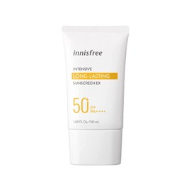 Innisfree Intensive Long Lasting Sunscreen EX SPF50+ / PA++++ (60 mL) [Makeup Base/Sunscreen] Ruddy Feeling Transparency Moisturizing Pore Cover Tone Up Primer Waterproof