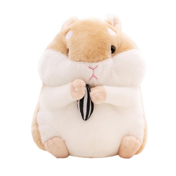 NUOBESTY Stuffed Hamster Doll Simulation Plush Hamster Toy Cute Cartoon