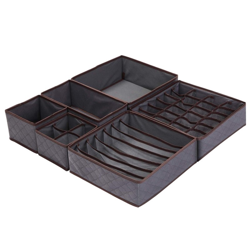 Anyoneer Under Bed Shoe Storage Organizer,Sturdy Structure,Adjustable Dividers,Reinforced Handle,Sturdy Zipper,Fits